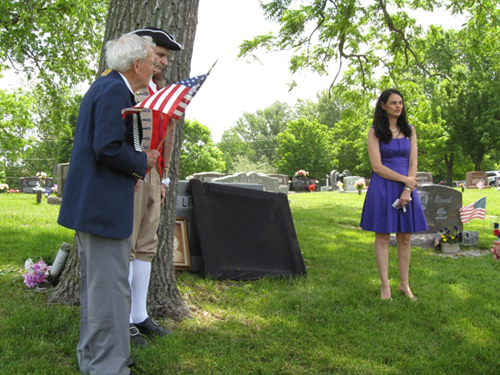 The Harry S. Truman Chapter and Color Guard participated in a SAR Member Grave Marker Dedication for Compatriot Addison Chalmers Lawton at Mound Grove Cemetery, on Sunday, May 26, 2013.  Compatriot Lawton was an active member of the Harry S. Truman Chapter of the Missouri Society, Sons of the American Revolution. Compatriot David McCann and Jennifer Marks, daughter of Compatriot Lawton offered a tribute to Compatriot Lawton.