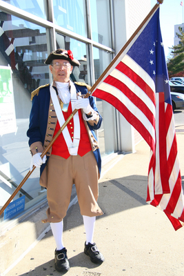 Major General Robert L. Grover, Harry S. Truman Chapter Color Guard Commander, is shown here during Election Day 2006. Major General Grover participated in his moral, civic, and patriotic duty by voting at a local polling location in Independence, MO on Tuesday, November 7, 2006