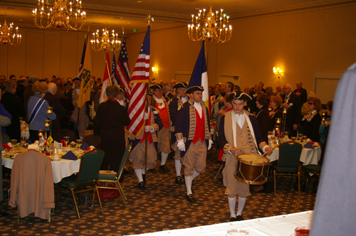 Pictured here is the MOSSAR and KSSSAR Color Guard Team during the Presentation of the Colors taken at the 22nd Annual George Washington Birthday Celebration in Overland Park, KS on February 23, 2008.