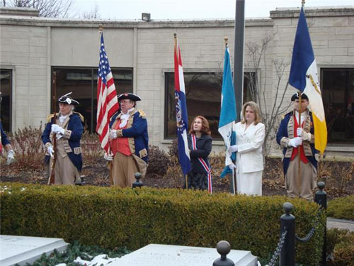 The Independence Pioneers DAR Chapter and MOSSAR Color Guard