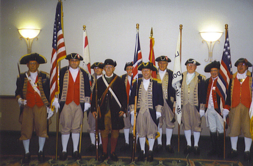 Pictured here in the left photo is the MOSSAR Color Guard Team taken at the 118th Annual Missouri State Convention in Independence, Missouri on April 25-26, 2008.