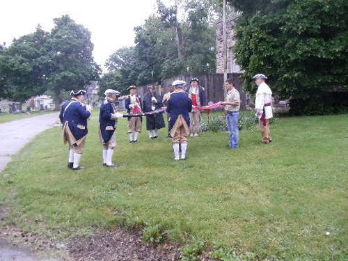 The MOSSAR Color Guard team participated in a Memorial Day event  located at Elmwood Cemetery in Kansas City, MO. The MOSSAR Color Guard Team assisted with the retiring of the U.S. Flag to the Boy Scouts. The Boy Scouts then gave a new flag to the Elmwood Cemetery KC, MO.