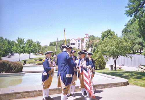Both the MOSSAR & KSSSAR Color Guard Teams, along with the Children of American the Revolution Corps of Discovery Society in Kansas City, MO participated on Flag Day 2008. The team participated in the Flag Day event located at the Vietnam Veterans Memorial in Kansas City, MO, which honors Vietnam Veterans.  In addition, this year’s ceremony allowed the retirement of several U.S. Flags in a respectful ceremony.