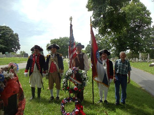 The MOSSAR Color Guard team participated in a Memorial Day event  located at Elmwood Cemetery in Kansas City, MO. The MOSSAR Color Guard Team assisted with the retiring of the U.S. Flag to the Boy Scouts. The Boy Scouts then gave a new flag to the Elmwood Cemetery KC, MO.