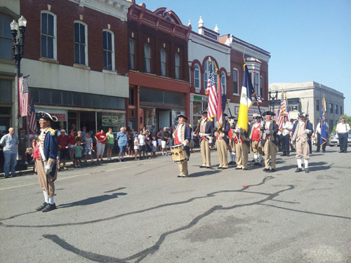 Shown here is the MOSSAR and KSSSAR Color Guard Teams, who participated at the Fourth of July 2012 Parade in Liberty, MO on Wednesday, July 4, 2012.