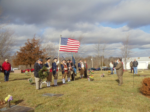 The MOSSAR Color Guard Team participated in presenting and retirement of the colors during the Wreaths Across America Ceremony on December 15, 2012. The team participated in the Wreaths Across America Ceremony located at the Swan Lake Memorial Gardens Cemetery in Grain Valley, MO, which honors Missouri veterans. The MOSSAR Color Guard team was privileged to meet Colonel Don Ballard, Congressional Medal of Honor Recipient after the Wreaths Across America Ceremony.