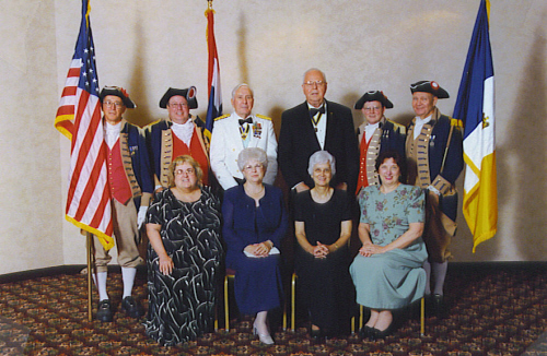 MOSSAR Color Guard team and spouses at the 112th Annual NSSAR Congress which was held in Nashville, TN on July 1 - 2, 2002