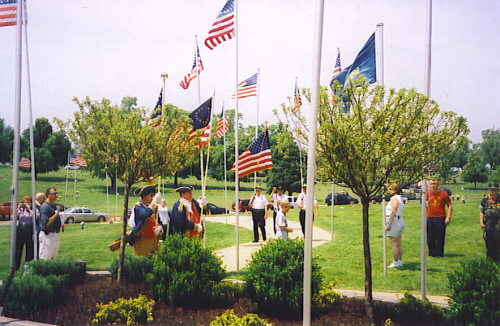 The MOSSAR Color Guard team participated in a Memorial Day event on Sunday, May 25, 2008 at Floral Hills Cemetery in Raytown, MO. The MOSSAR Color Guard Team pays tribute to all veterans buried at Floral Hills Cemetery.
