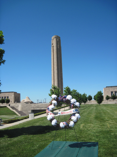On Saturday, May 29, 2010, a Memorial Service was held with a Memorial Wreath-Laying to Honor the Magnificent Valor at Liberty Memorial.
