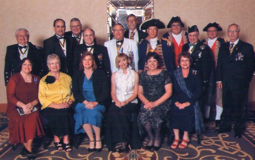 MOSSAR Color Guard team and spouses are shown here participating at the Annual NSSAR Congress at Cleaveland, OH on June 25-July 1, 2010.