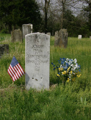 Joseph Hall Grave Marker
