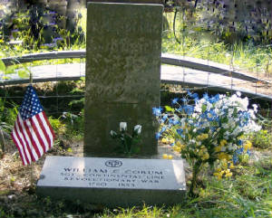 William C. Corum Grave Marker 