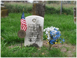 Anthony Thomas Grave Marker